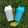 Sport Multicolor 400ML Protein Powder Shaker Cup