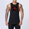 AESTHETIXERA Stylish Cotton Workout Gym Tank Top