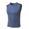 Mens Quick Dry Compression Fitness Sleeveless Shirt