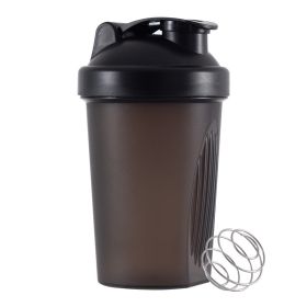 Sport Multicolor 400ML Protein Powder Shaker Cup (Color: Black)