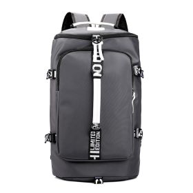 Lightweight Gym Bag Durable (Color: Light Grey)