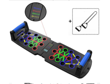 Household Multifunctional Push-up Training Board (Option: 30countstension ropes Engli)