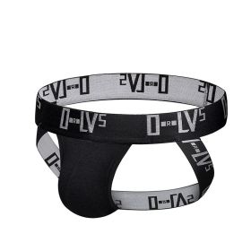 Men's Jock Strap (Color: Black, size: L)