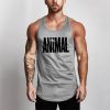 Fitness Men Shirt Slim Fit Vests Mesh Singlets Muscle Tops