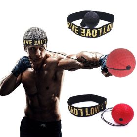 Boxing Reflex Speed Punch Ball (Color: Red x3)