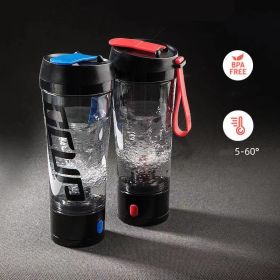 Stainless Steel Protein Powder Shaker Cup (Color: Black)