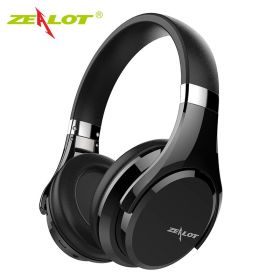 ZEALOT B21 Wireless Bluetooth Headphones Foldable Extra Bass (Color: Black)