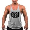 GYM WARRIORS Stringer Tank Top Y Back Shirt