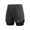 ARSUXEO Men's Running Shorts Double Layer Sports Shorts