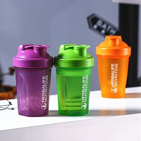 13oz Fitness Sports Fashion Simple Shaker Cup (Color: Orange)