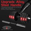 3 in 1 Adjustable Weights Dumbbells Barbell Set