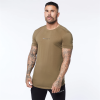 Men's T-shirts Cotton Round Neck Muscle Bulging