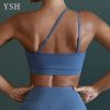 Sexy Diagonal Shoulder Strap Fitness Yoga Bra