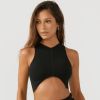 Fitness Tank Top Women Backless Sports Crop Top