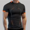 Sport T Shirt Men Quick Dry Workout Tees Fitness Top