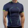 Sport T Shirt Men Quick Dry Workout Tees Fitness Top