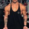 Muscle Fitness Guys Gym Clothing Mens Bodybuilding Tank Top