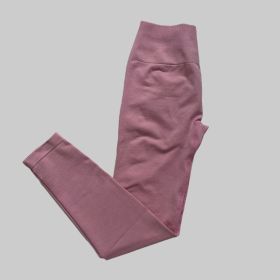 Amplify Leggings Seamless Booty Leggings (Color: Pink, size: M)