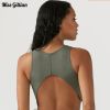 Fitness Tank Top Women Backless Sports Crop Top