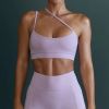 Sexy Diagonal Shoulder Strap Fitness Yoga Bra