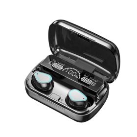 New Bluetooth Earbuds Wireless Earphone Waterproof Sports Noise Canceling Headphones (Color: New version Black)