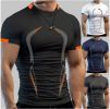 Sport T Shirt Men Quick Dry Workout Tees Fitness Top