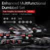 3 in 1 Adjustable Weights Dumbbells Barbell Set