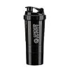 3 Layer 18oz Shaker Bottle Protein Mixing Shake Cup