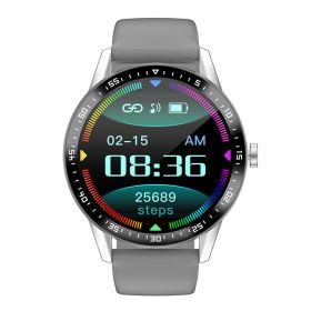 K10 smart watch Bluetooth voice call sports watch (Color: Silvery)