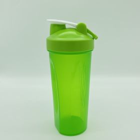 Plastic Shake Cup Protein Powder Shake Cup Hand (Color: Green)