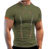 Sport T Shirt Men Quick Dry Workout Tees Fitness Top